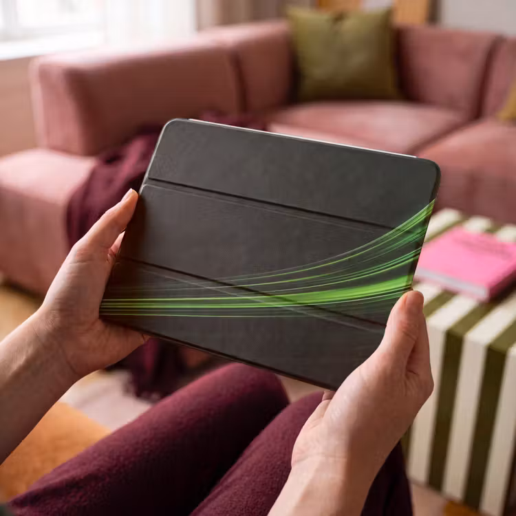 iPad hoes - Gaming - Lijnen - Boog - Groen — 4