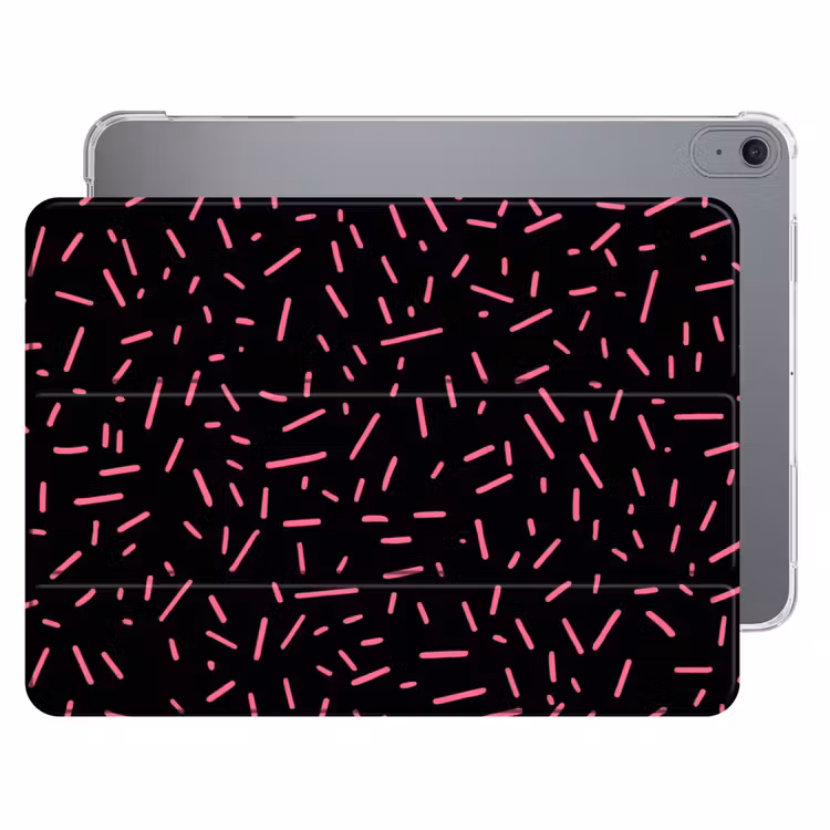 iPad hoes - Gaming - Streepjes - Roze - Abstract — 1