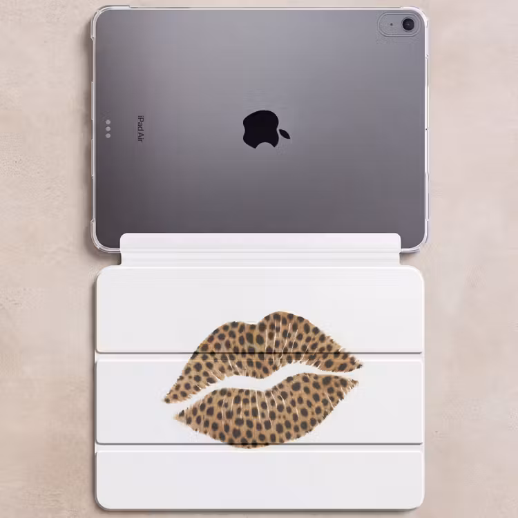 iPad hoes - Lip - Panterprint - Minimalistisch - Wit — 6
