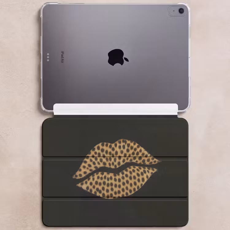 iPad hoes - lip - Zwart - Panterprint — 6
