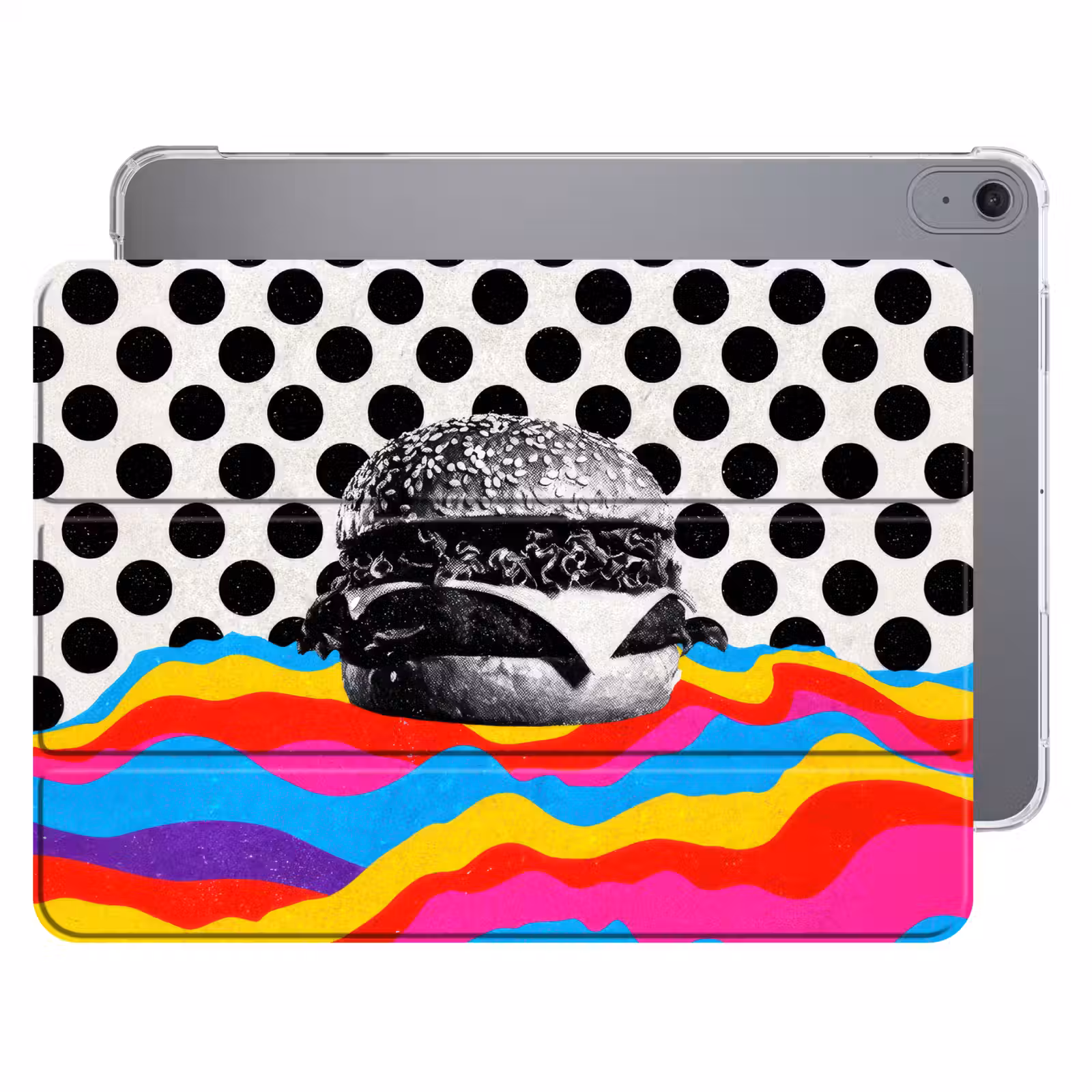 iPad hoes - Hamburger - Stippen - Golven - Kleuren — 1
