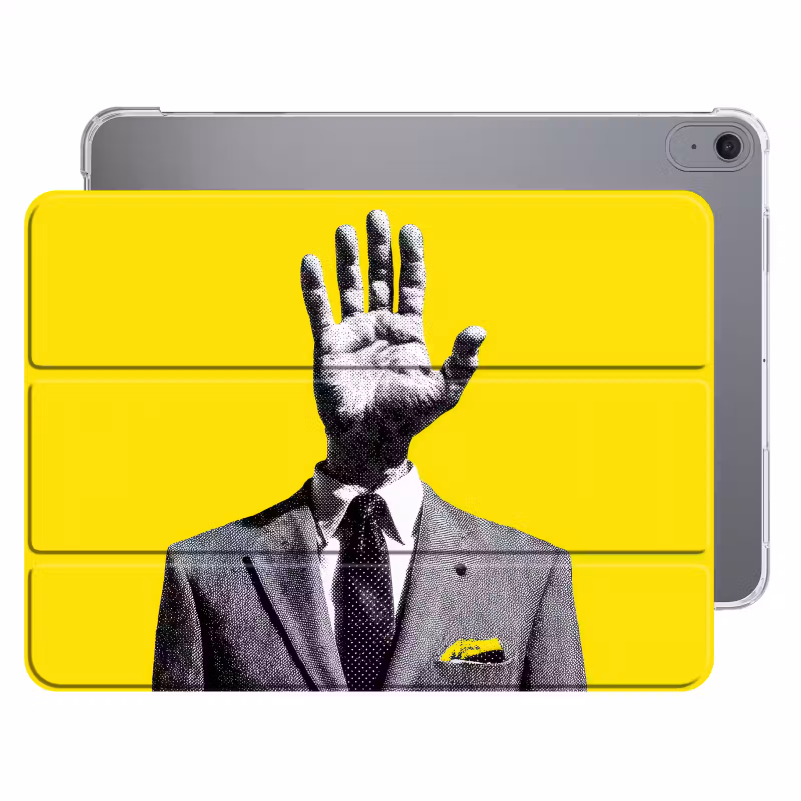 iPad hoes - Pak - Hand - Geel — 1