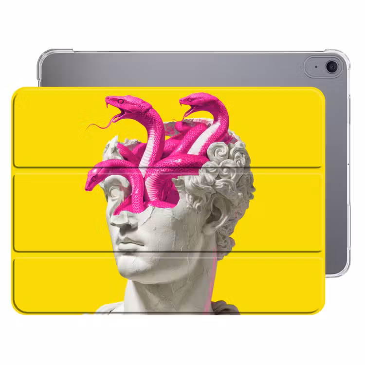 iPad hoes - Buste - Slangen - Geel — 1