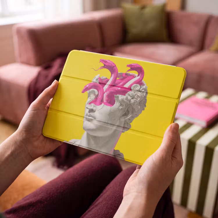 iPad hoes - Buste - Slangen - Geel — 4