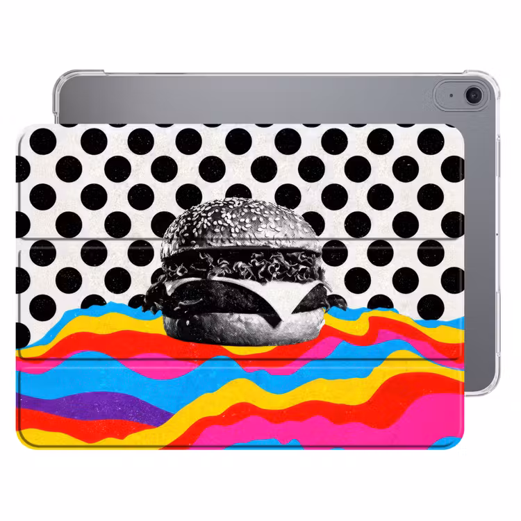 iPad hoes - Hamburger - Stippen - Golven - Kleuren — 1