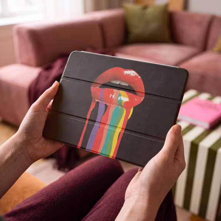 iPad hoes - Lippen - Kleuren - Zwart — 4