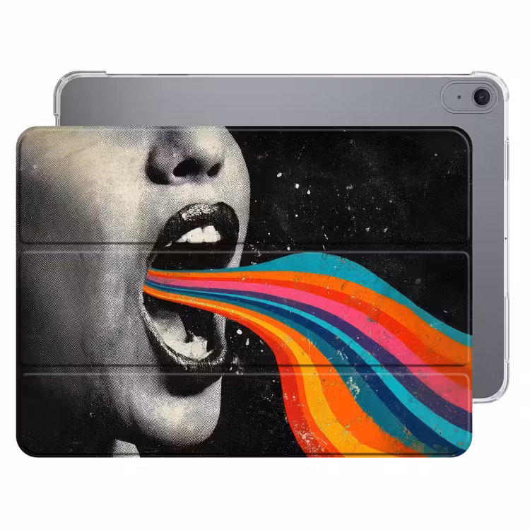 iPad hoes - Mond - Golven - Regenboog — 1