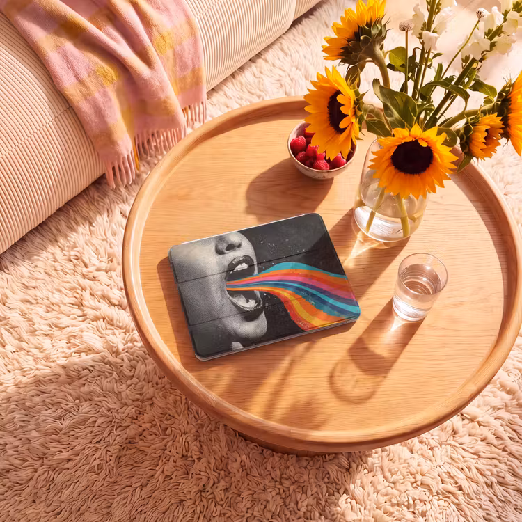 iPad hoes - Mond - Golven - Regenboog — 2