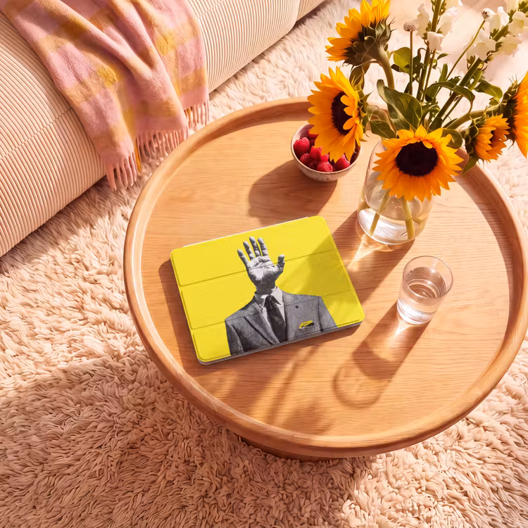 iPad hoes - Pak - Hand - Geel — 2