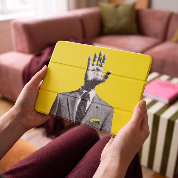 iPad hoes - Pak - Hand - Geel — 4