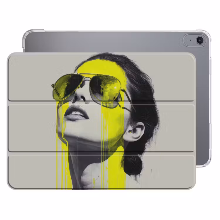 iPad hoes - Vrouw - Bril - Verf — 1