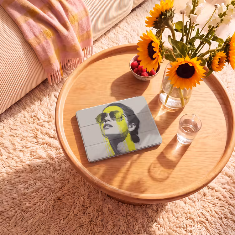 iPad hoes - Vrouw - Bril - Verf — 2