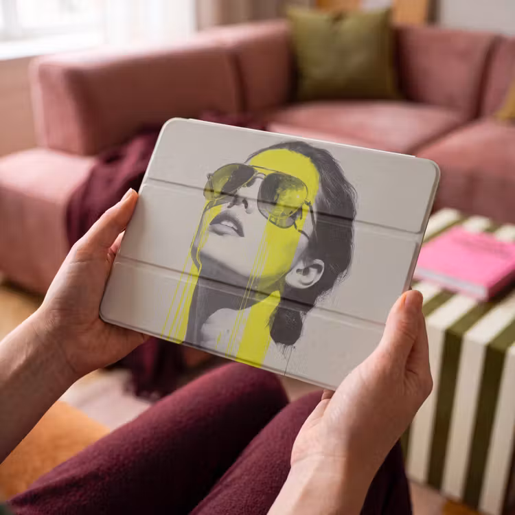 iPad hoes - Vrouw - Bril - Verf — 4