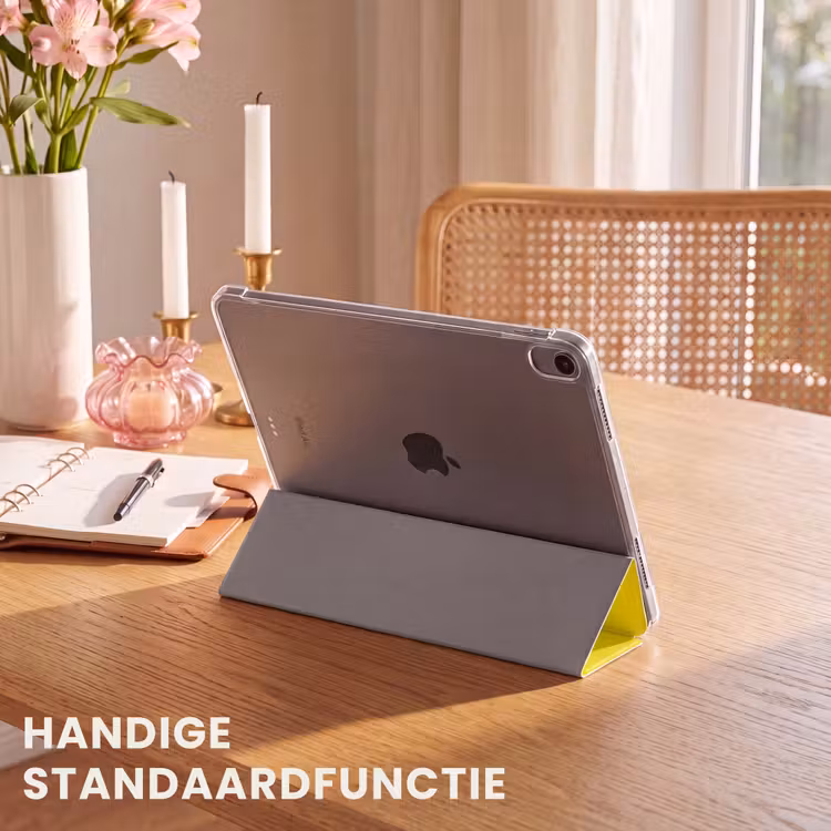 iPad hoes - Vrouw - Koptelefoon - Geel — 3