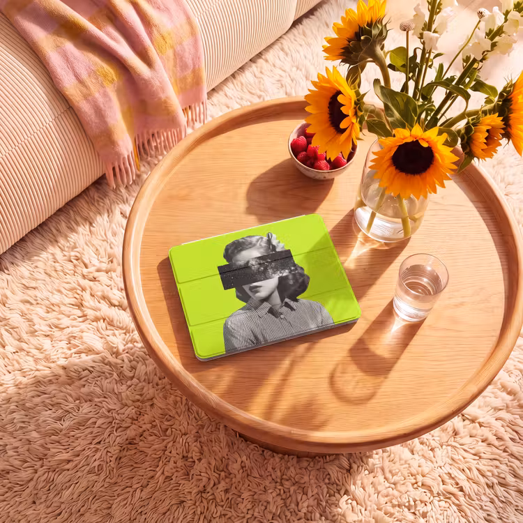 iPad hoes - Vrouw - Sterrenhemel - Groen — 2