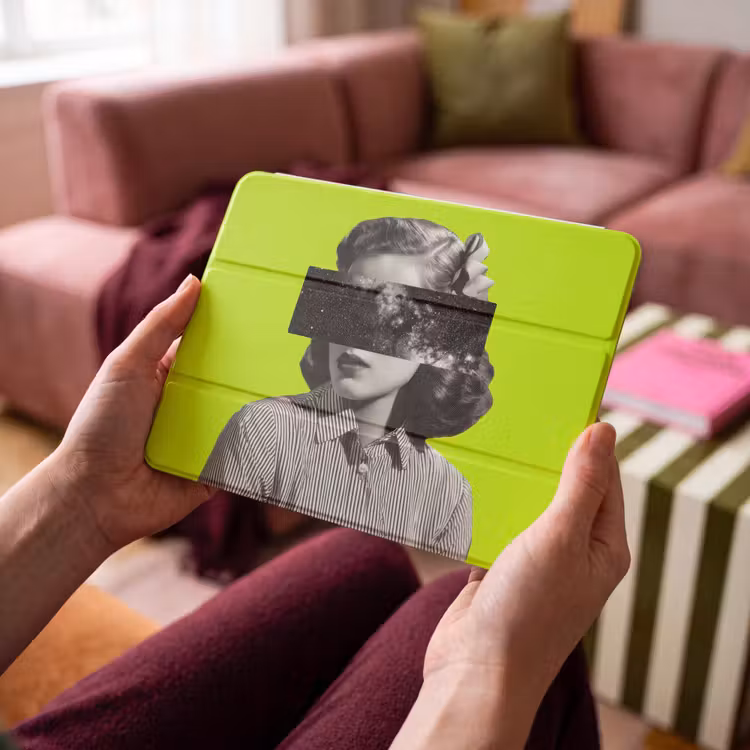 iPad hoes - Vrouw - Sterrenhemel - Groen — 4