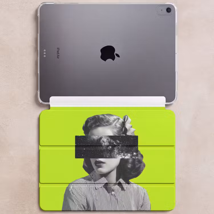 iPad hoes - Vrouw - Sterrenhemel - Groen — 6