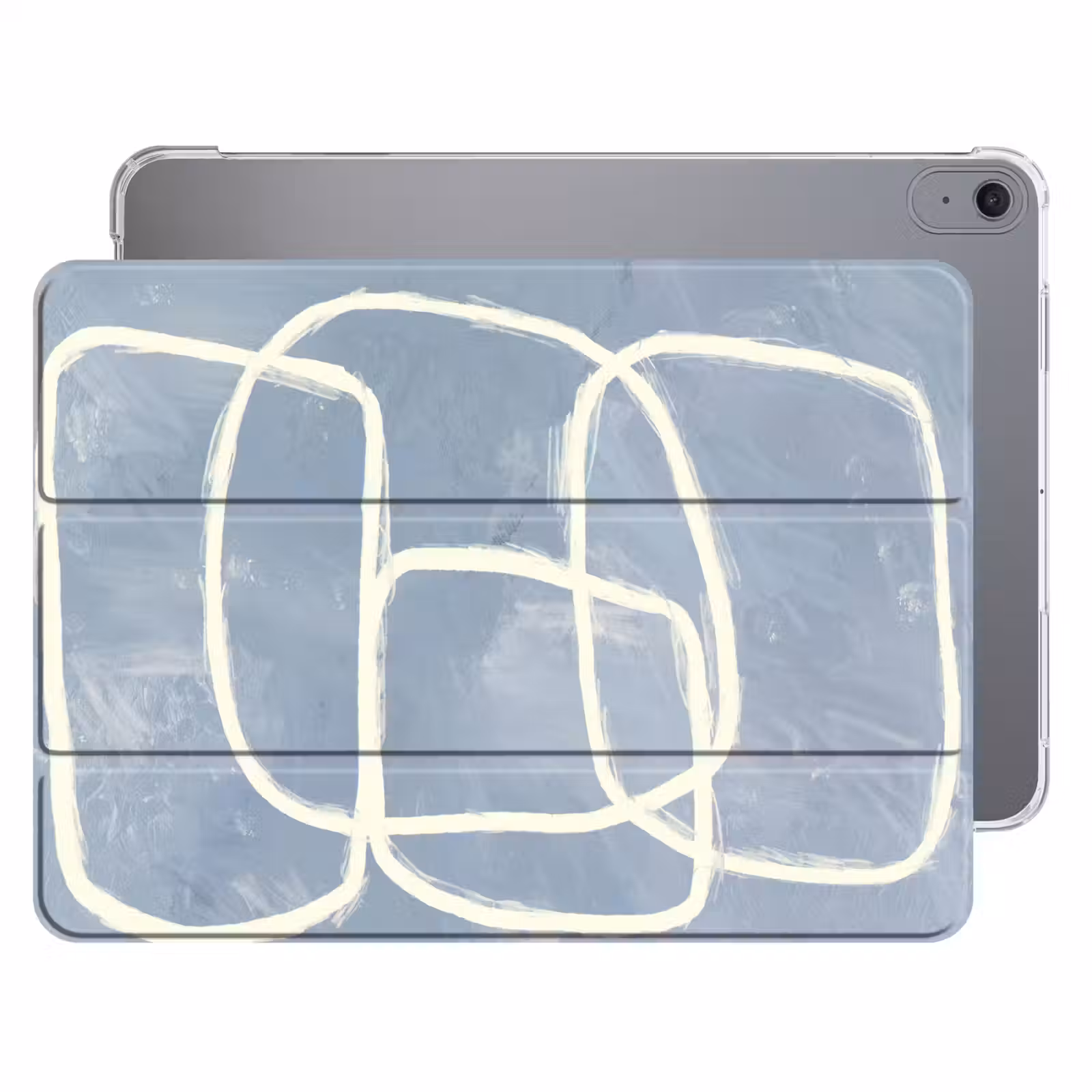 iPad hoes - Abstract - Blauw - Kunst — 1