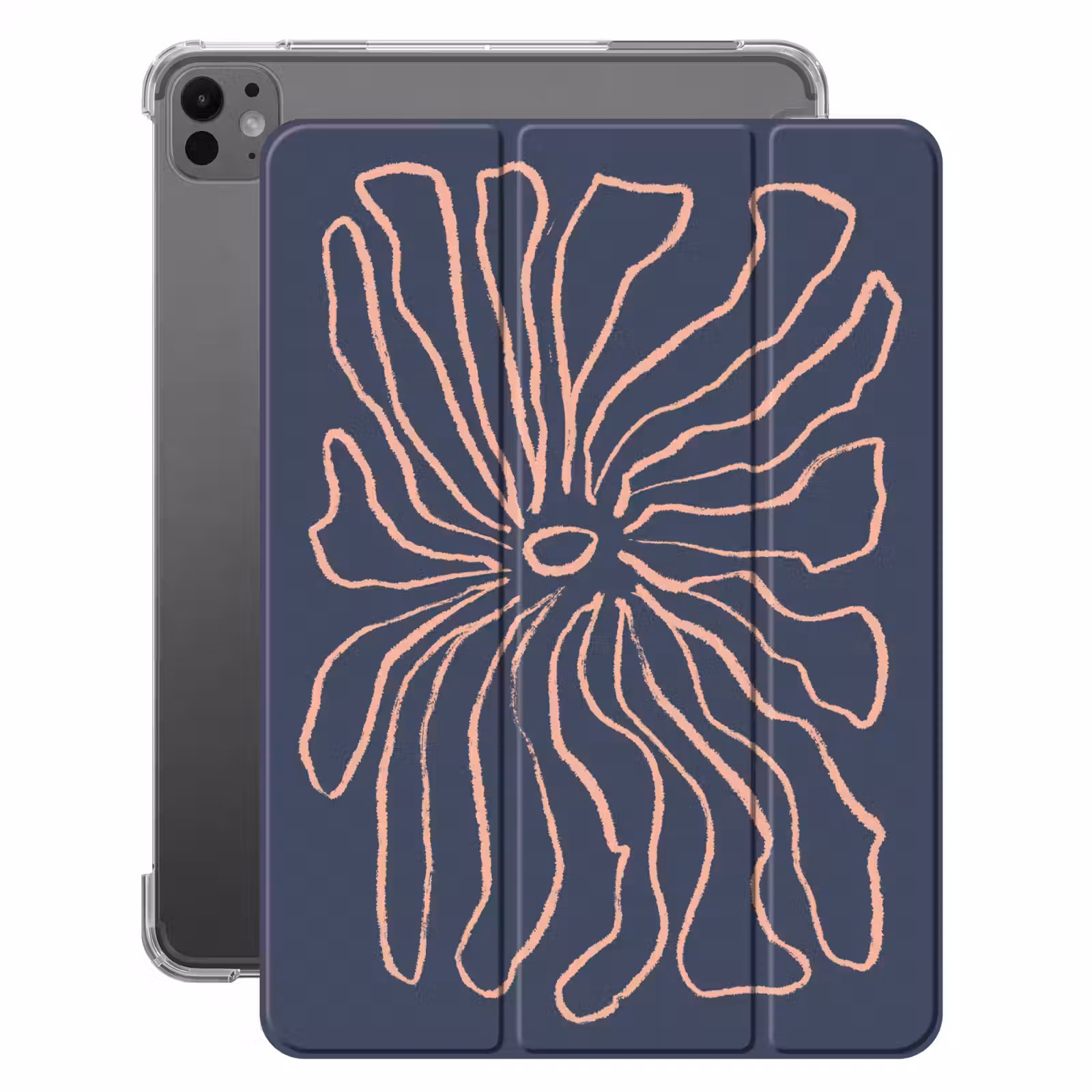 iPad hoes - Bloemen - Bohemian - Roze - Pastel — 1