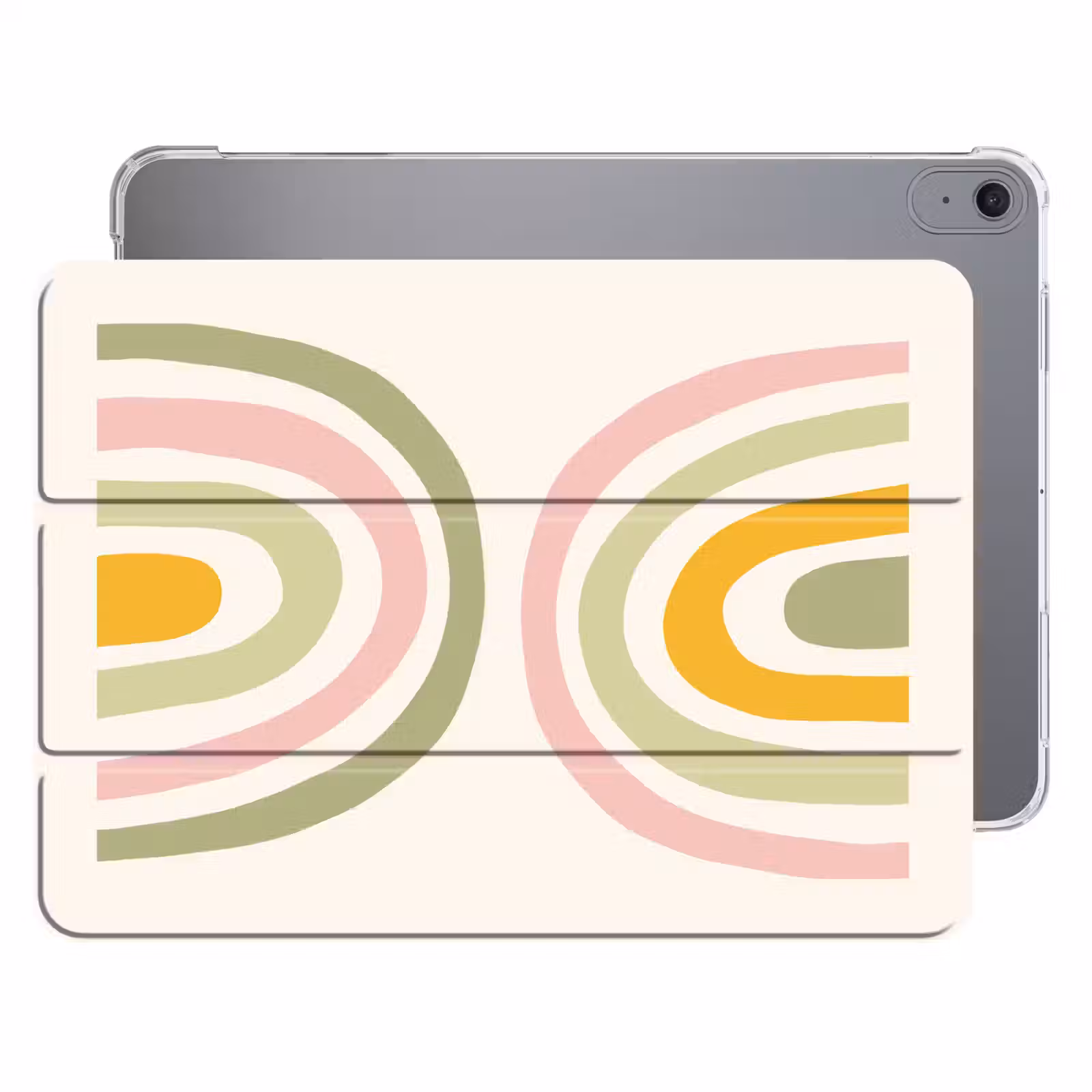 iPad hoes - Regenboog - Pastel - Groen - Roze - Modern — 1