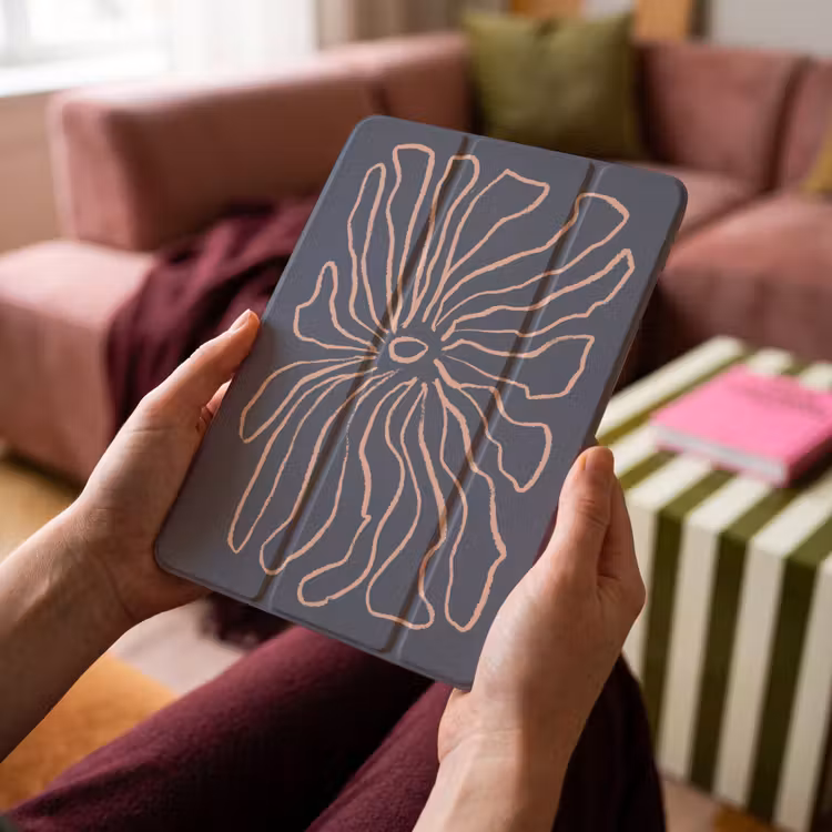 iPad hoes - Bloemen - Bohemian - Roze - Pastel — 4