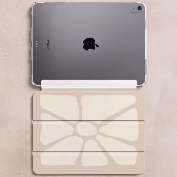 iPad hoes - Bloemen - Pastel - Beige - Kunst — 6
