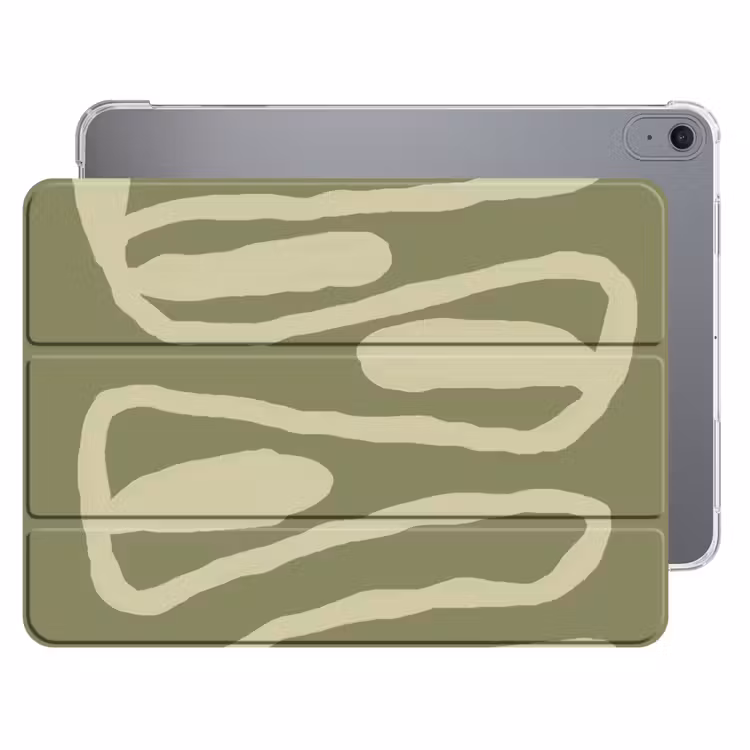 iPad hoes - Groen - Abstracte kunst - Modern — 1