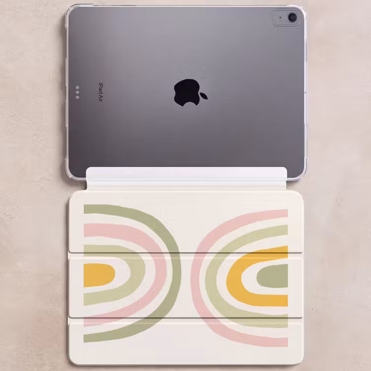 iPad hoes - Regenboog - Pastel - Groen - Roze - Modern — 6