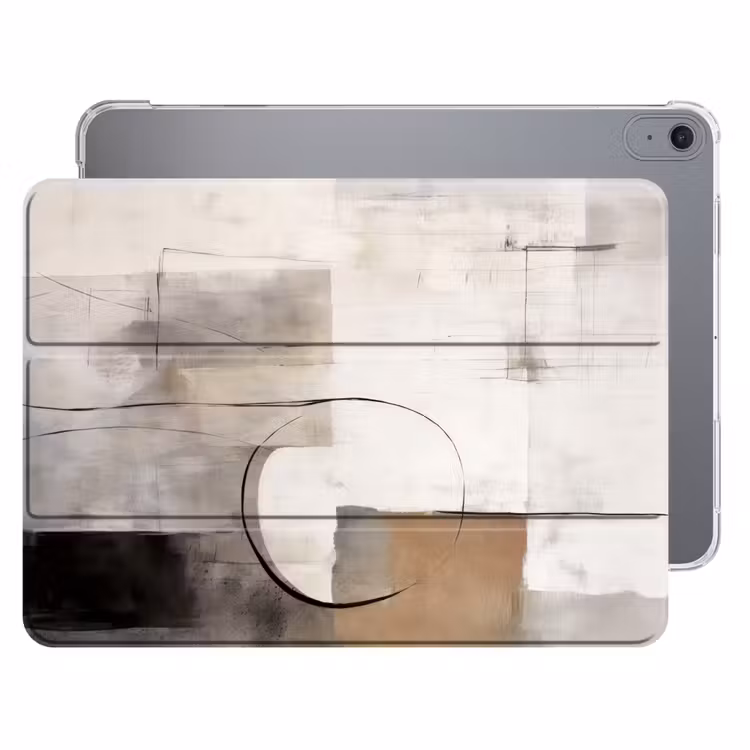 iPad hoes - Abstracte kunst - Industrieel - Wit - Grijs — 1