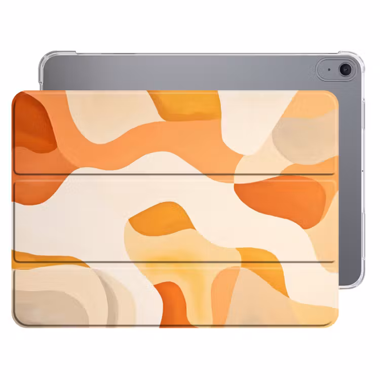 iPad hoes - Oranje - Abstract - Kunst — 1