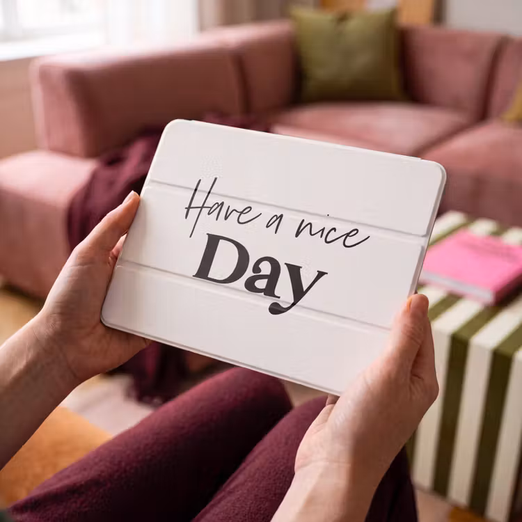iPad hoes - Spreuken - Have a nice day - Wit - Quote — 4