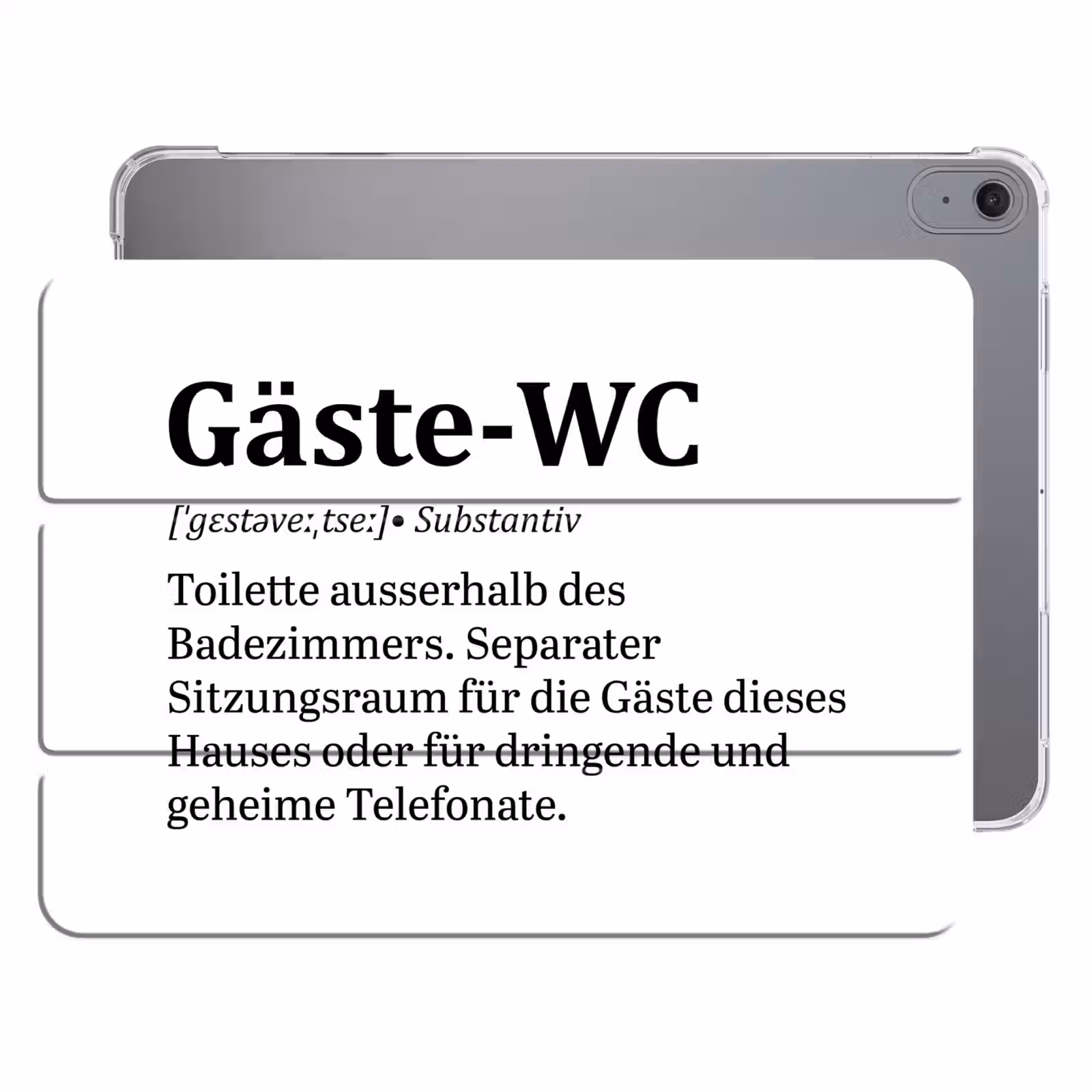 iPad hoes - Quote - Definitie - Gäste-wc - Wit — 1
