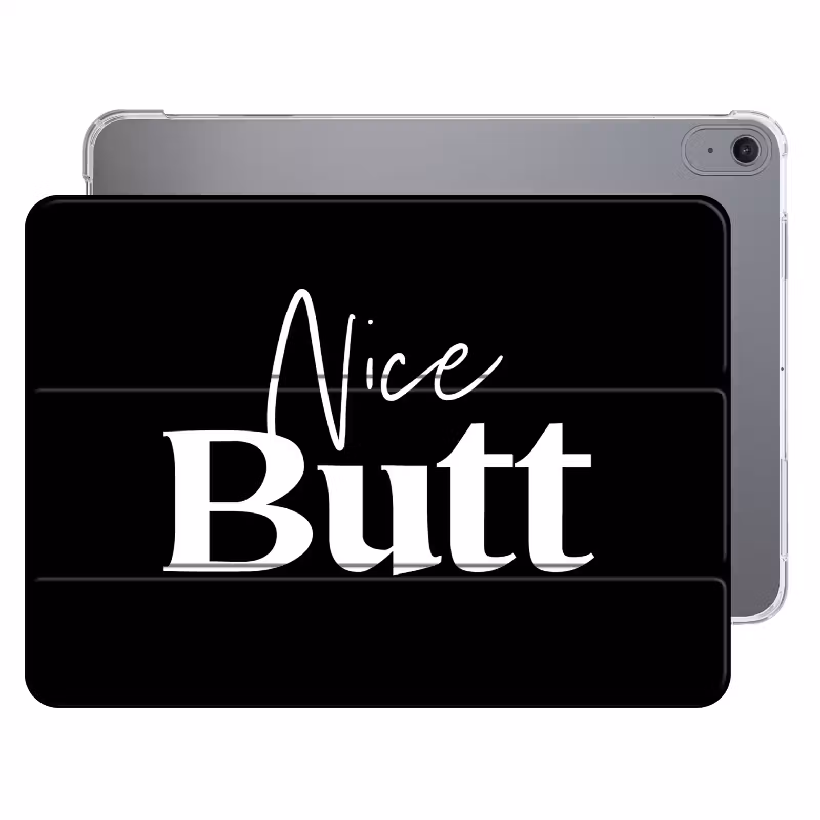 iPad hoes - Quotes - Nice butt - Zwart - Spreuken — 1