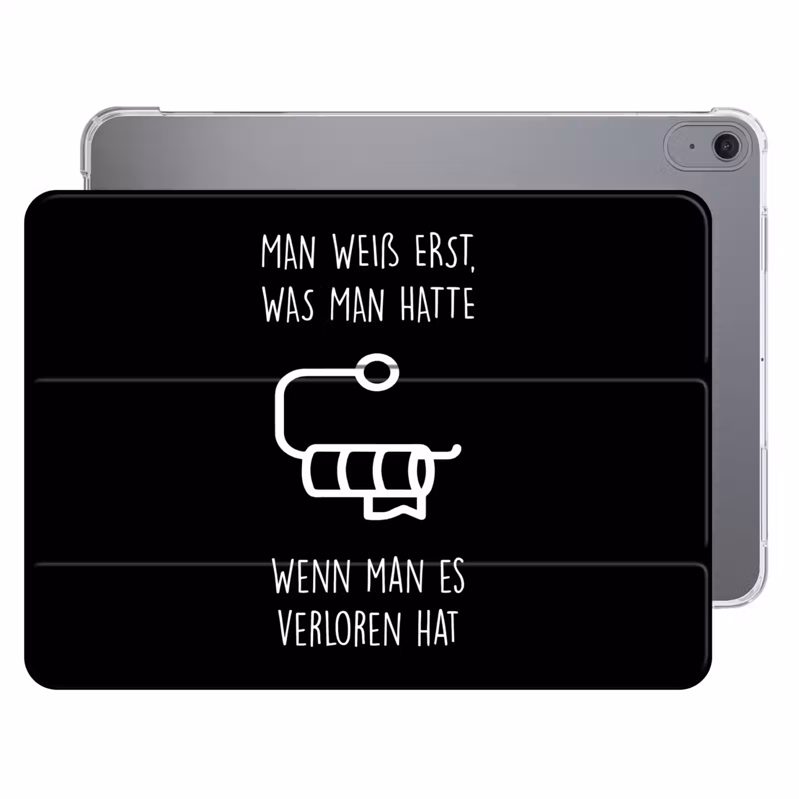iPad hoes - Quotes - WC papier - Zwart - Humor — 1