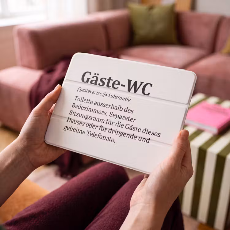 iPad hoes - Quote - Definitie - Gäste-wc - Wit — 4