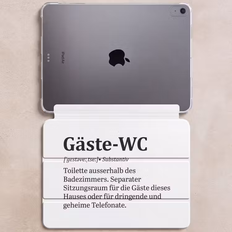 iPad hoes - Quote - Definitie - Gäste-wc - Wit — 6