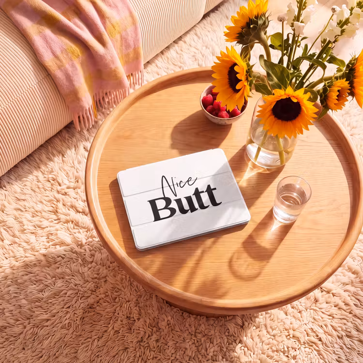 iPad hoes - Quote - Nice butt - Wit - Spreuken — 2