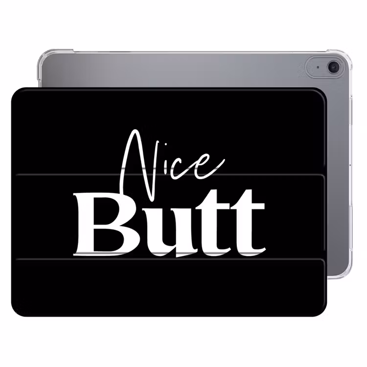 iPad hoes - Quotes - Nice butt - Zwart - Spreuken — 1