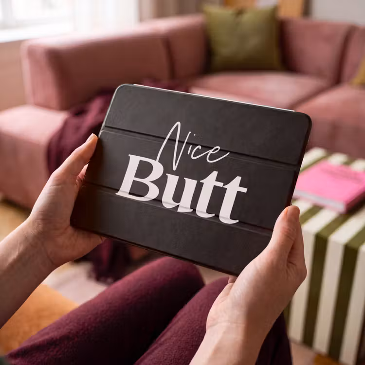 iPad hoes - Quotes - Nice butt - Zwart - Spreuken — 4