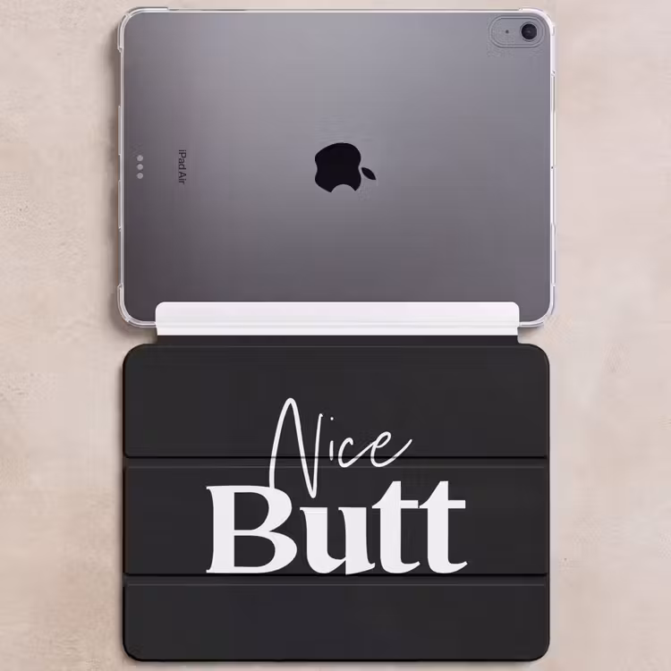 iPad hoes - Quotes - Nice butt - Zwart - Spreuken — 6
