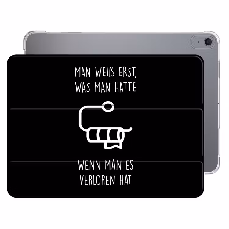 iPad hoes - Quotes - WC papier - Zwart - Humor — 1