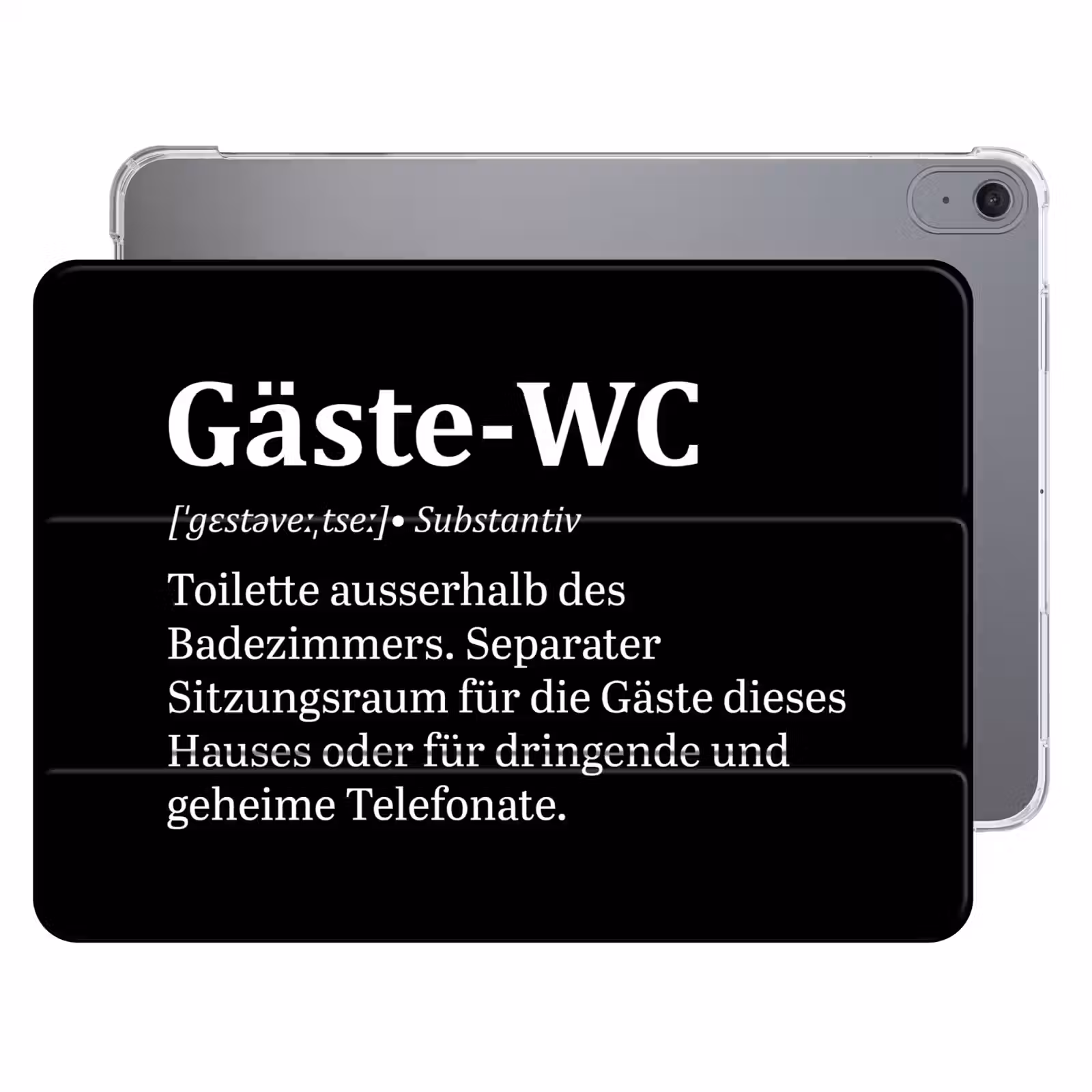 iPad hoes - Quotes - Gäste-wc - Definitie - Zwart - Spreuk — 1