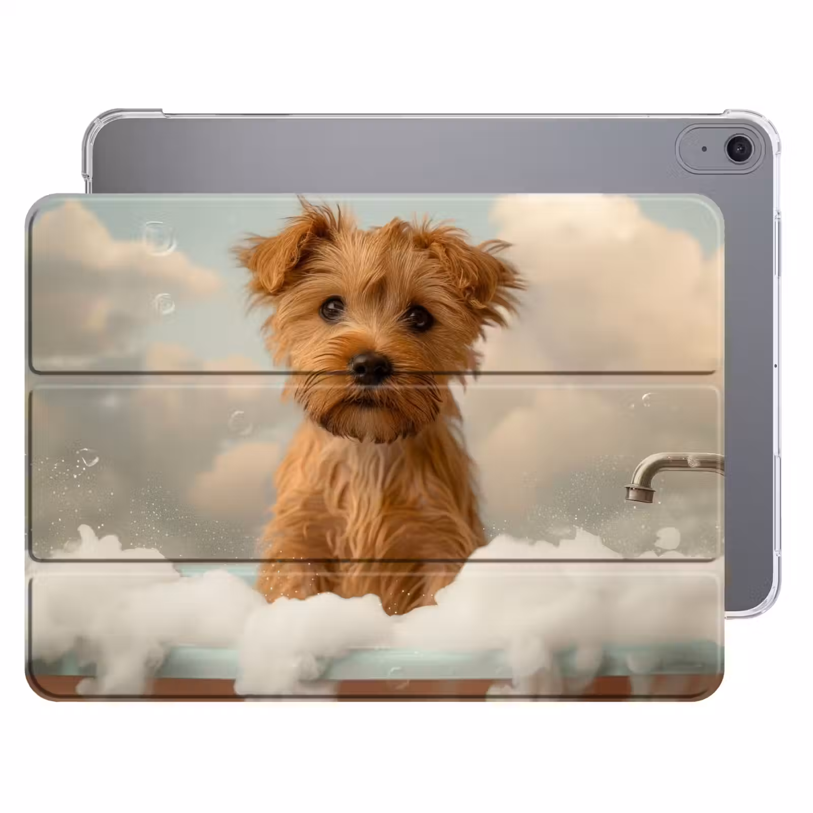 iPad hoes - Hond - Bad - Dieren - Schuim — 1