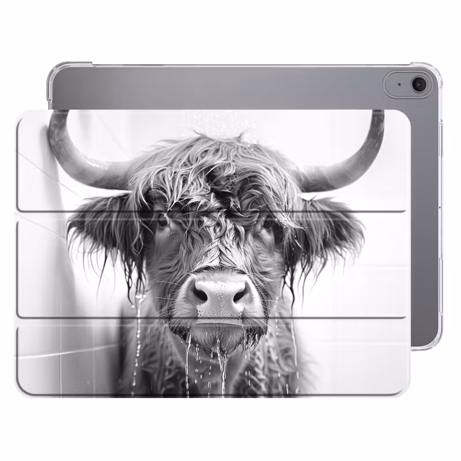 iPad hoes - Schotse Hooglander - Dier - Douche - Humor — 1