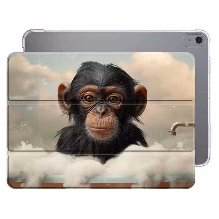 iPad hoes - Aap - Dieren - Bad - Schuim — 1