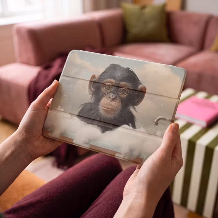 iPad hoes - Aap - Dieren - Bad - Schuim — 4