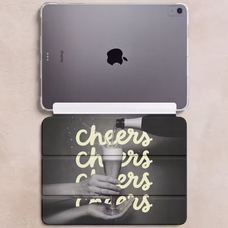 iPad hoes - Cheers - Wijn - Zwart - Wit — 6