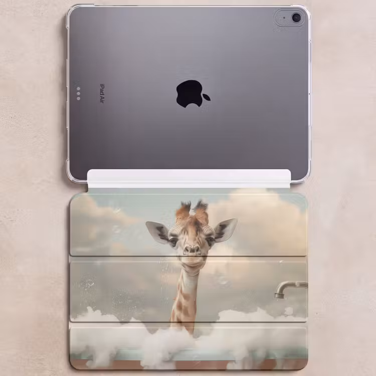 iPad hoes - Giraffe - Wilde dieren - Bad - Schuim — 6