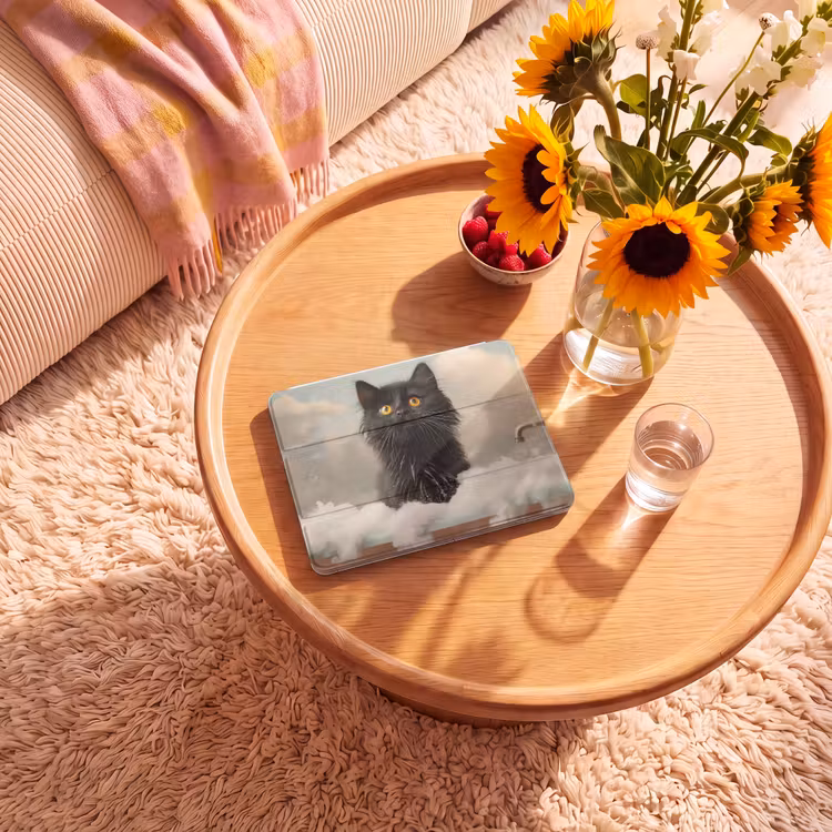 iPad hoes - Kat - Bad - Zwart - Dieren - Schuim — 2