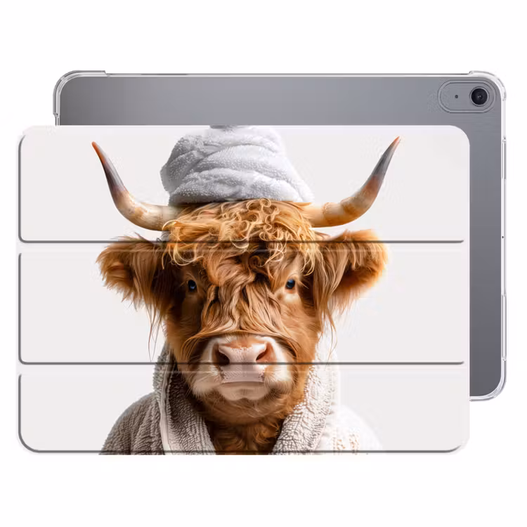 iPad hoes - Schotse hooglander - Badjas - Koe - Dieren — 1